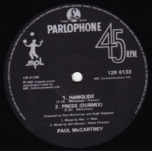 Paul McCartney ~ Press (Vinyl) - Djungel & Jazz