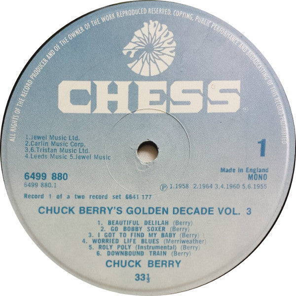 Chuck Berry ~ Golden Decade Volume 3 (Vinyl) - Djungel & Jazz