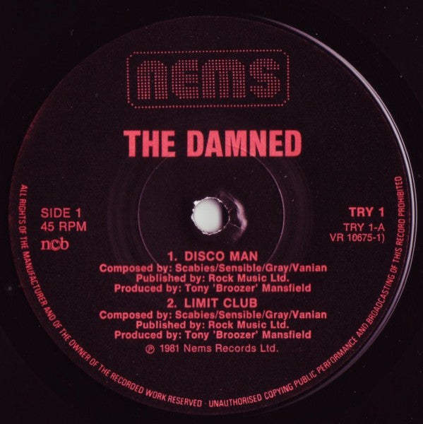 The Damned ~ Friday 13th EP (Vinyl) - Djungel & Jazz