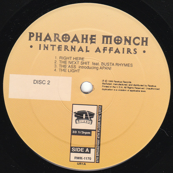 Pharoahe Monch ~ Internal Affairs (Vinyl) - Djungel & Jazz