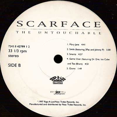 Scarface  ~ The Untouchable (Vinyl) - Djungel & Jazz