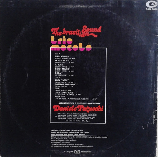 Trio Mocotó : The Brasilian Sound (LP, Album)