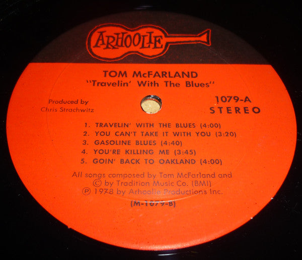 Tom McFarland  ~ Travelin' With The Blues (Vinyl) - Djungel & Jazz