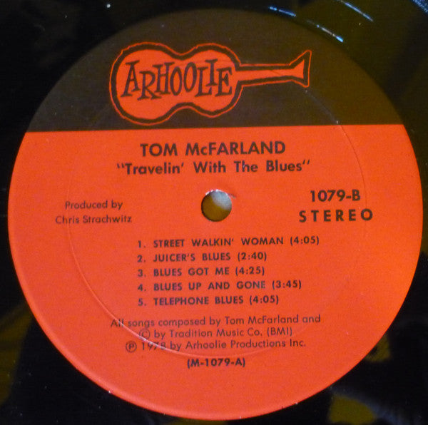 Tom McFarland  ~ Travelin' With The Blues (Vinyl) - Djungel & Jazz