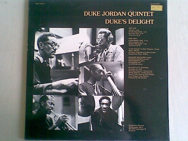 Duke Jordan Quintet ~ Duke's Delight (Vinyl) - Djungel & Jazz