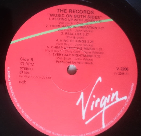 The Records ~ Music On Both Sides (Vinyl) - Djungel & Jazz