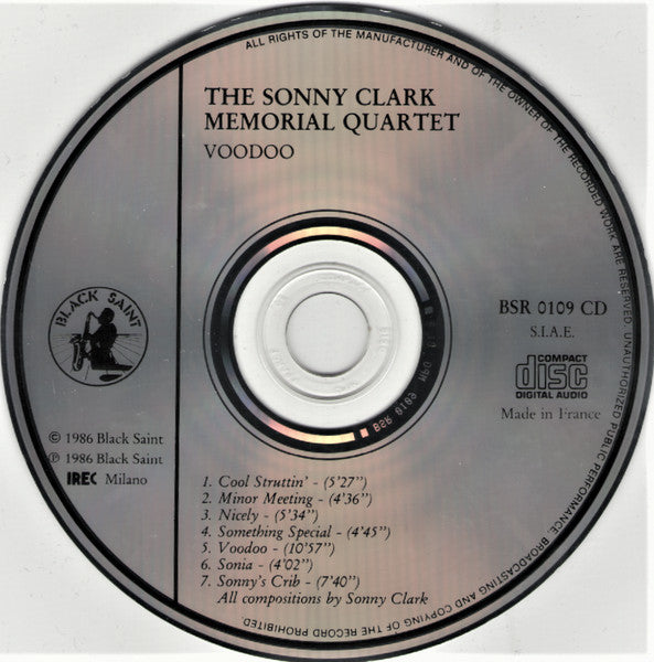 The Sonny Clark Memorial Quartet ~ Voodoo (Vinyl) - Djungel & Jazz