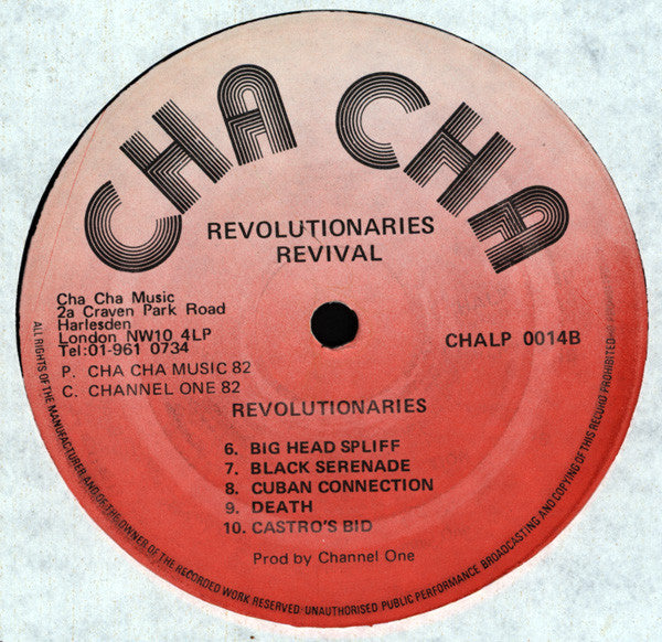 The Revolutionaries : Revival (LP, Album)