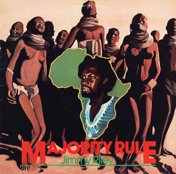 Jimmy Riley : Majority Rule (LP, Album, RP, Red)