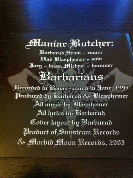Maniac Butcher ~ Barbarians (Vinyl) - Djungel & Jazz