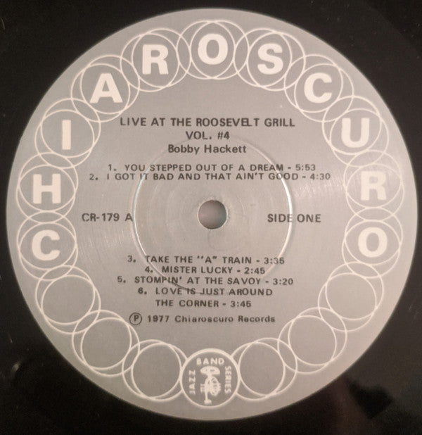 Bobby Hackett With Vic Dickenson : Live At The Roosevelt Grill Volume Four (LP)