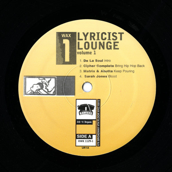 Various ~ Lyricist Lounge (Volume One) (Vinyl) - Djungel & Jazz
