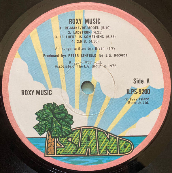 Roxy Music : Roxy Music (LP, Album, Gat)