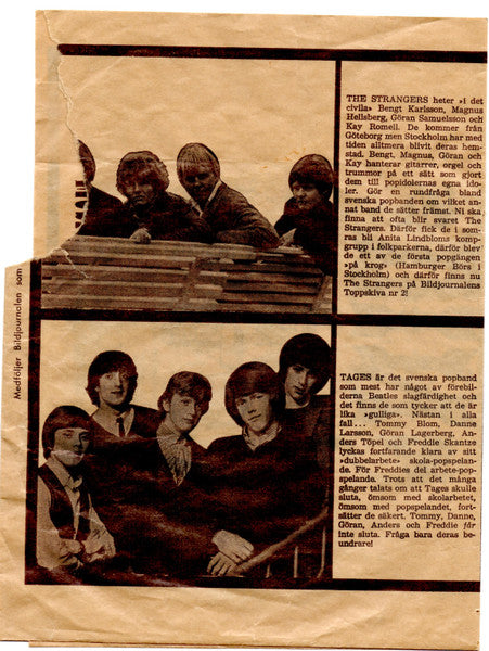 Ola & The Janglers, The Strangers , Tages ~ Bildjournalen Go Go Skiva 66 [#2] (Vinyl) - Djungel & Jazz