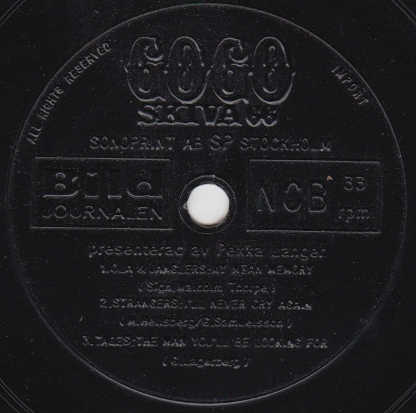 Ola & The Janglers, The Strangers , Tages ~ Bildjournalen Go Go Skiva 66 [#2] (Vinyl) - Djungel & Jazz