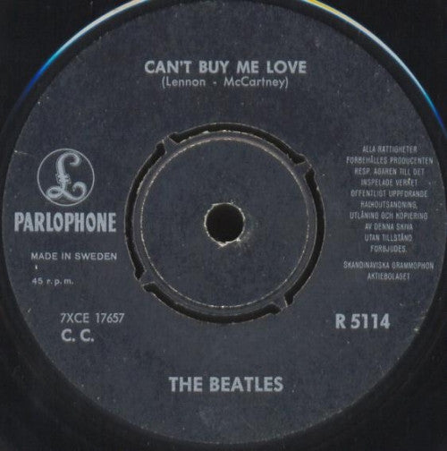 The Beatles ~ Can't Buy Me Love (Vinyl) - Djungel & Jazz