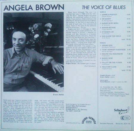 Angela Brown (6) : The Voice Of Blues (LP, Album)
