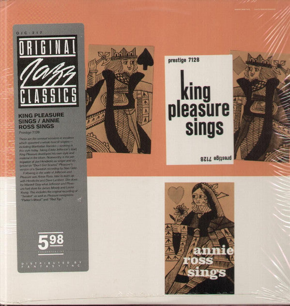 King Pleasure / Annie Ross : King Pleasure Sings / Annie Ross Sings (LP, Comp, RE, RM)