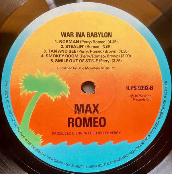 Max Romeo & The Upsetters : War Ina Babylon (LP, Album, RE, Blu)