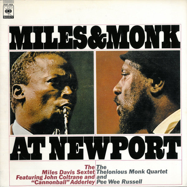 The Miles Davis Sextet & The Thelonious Monk Quartet ~ Miles & Monk At Newport (Vinyl) - Djungel & Jazz