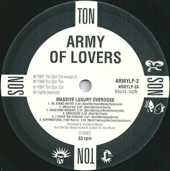 Army Of Lovers ~ Massive Luxury Overdose (Vinyl) - Djungel & Jazz