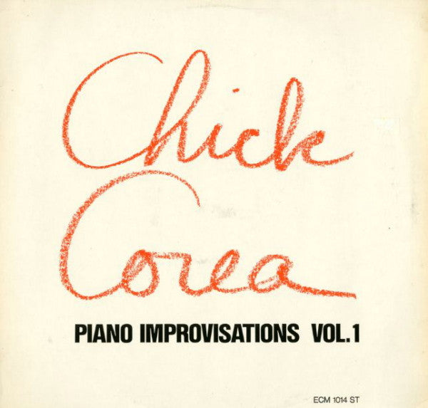 Chick Corea ~ Piano Improvisations Vol. 1 (Vinyl) - Djungel & Jazz
