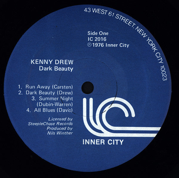 The Kenny Drew Trio ~ Dark Beauty (Vinyl) - Djungel & Jazz