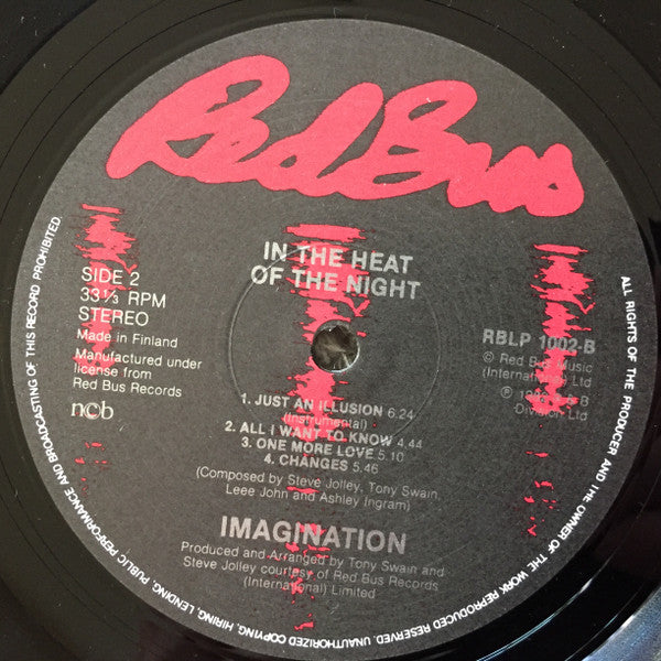 Imagination : In The Heat Of The Night (LP, Album)
