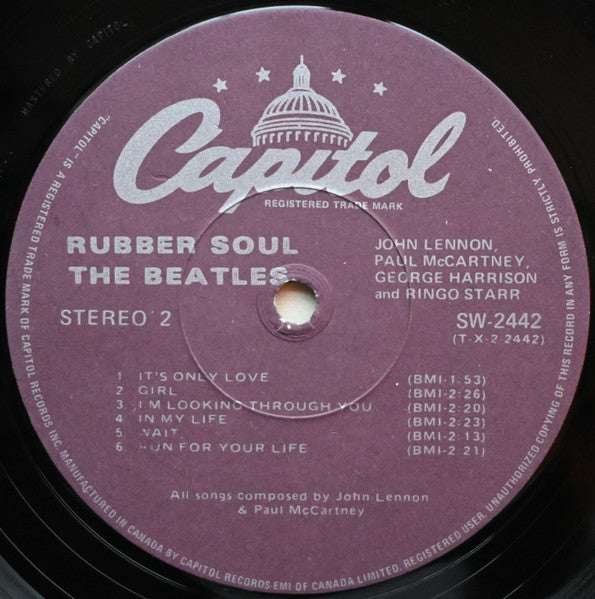 The Beatles ~ Rubber Soul (Vinyl) - Djungel & Jazz