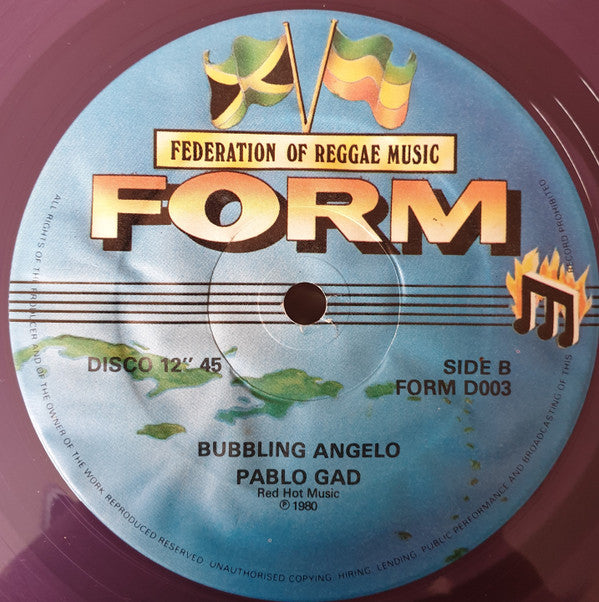 Pablo Gad : Nursery Rhyme / Bubbling Angelo (12", Pur)