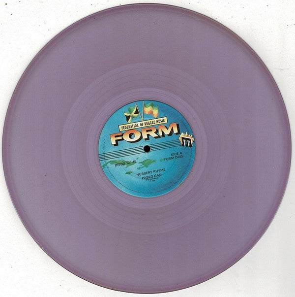 Pablo Gad : Nursery Rhyme / Bubbling Angelo (12", Pur)