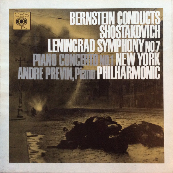 Shostakovich* - Bernstein*, New York Philharmonic : Leningrad Symphony No.7 / Piano Concerto No.1 (2xLP, Comp)