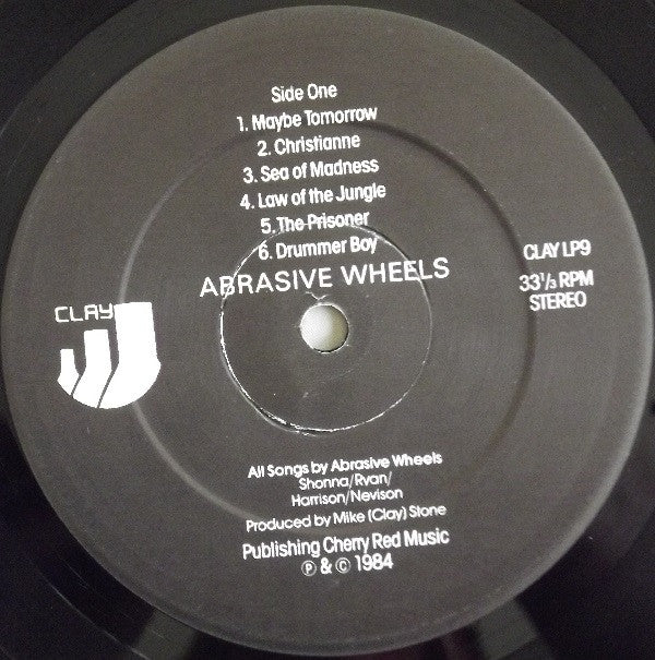 Abrasive Wheels : Black Leather Girl (LP, Album)