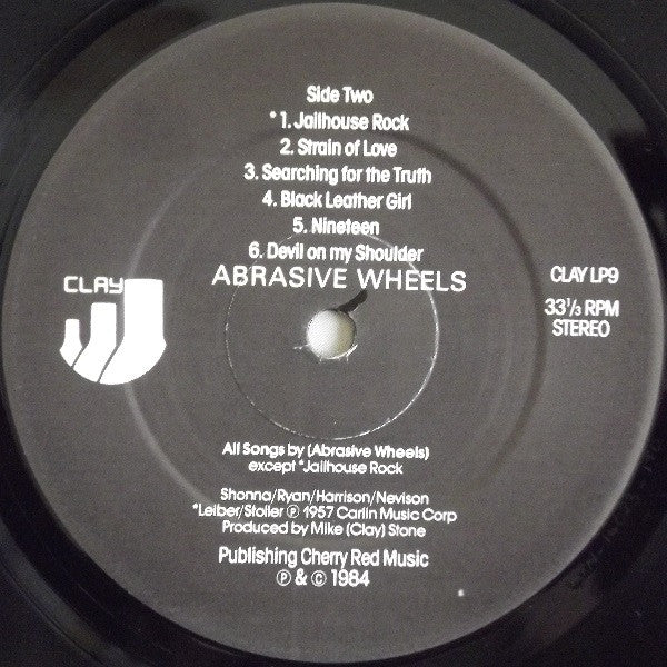 Abrasive Wheels : Black Leather Girl (LP, Album)