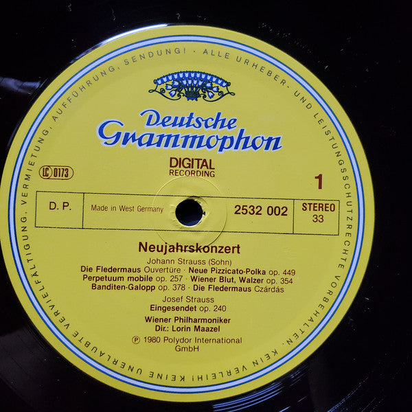 Wiener Philharmoniker - Lorin Maazel ~ Neujahrskonzert (Vinyl) - Djungel & Jazz
