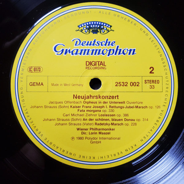 Wiener Philharmoniker - Lorin Maazel ~ Neujahrskonzert (Vinyl) - Djungel & Jazz
