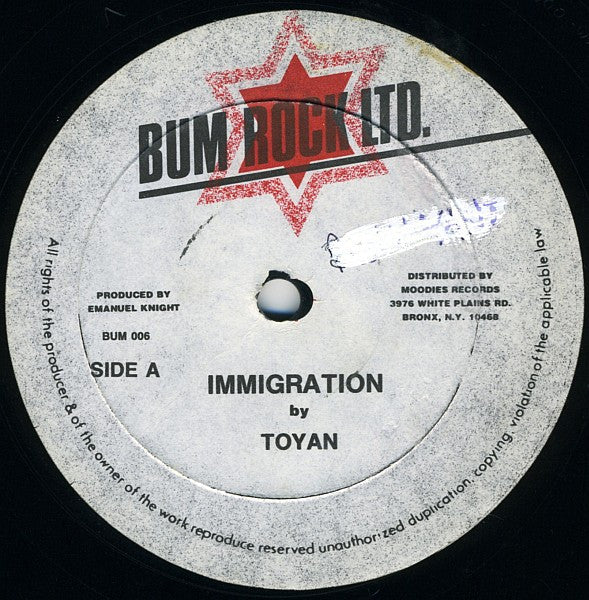 Toyan : Immigration (12")