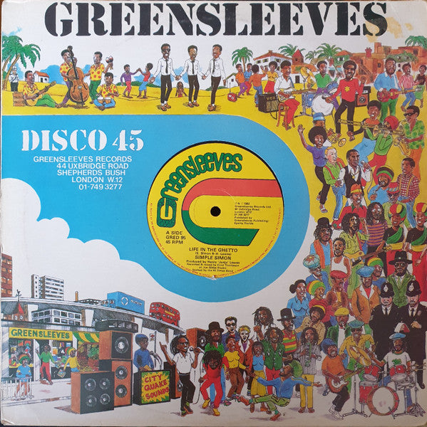 Simple Simon : Life In The Ghetto (12")