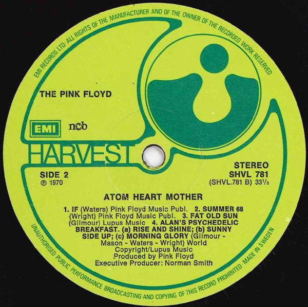 Pink Floyd ~ Atom Heart Mother (Vinyl) - Djungel & Jazz