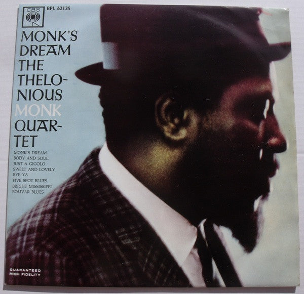 The Thelonious Monk Quartet ~ Monk's Dream (Vinyl) - Djungel & Jazz