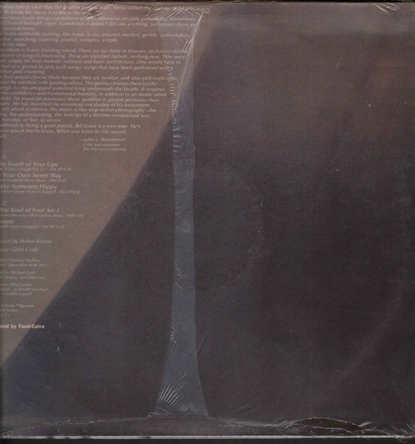 Bill Evans ~ Alone (Again) (Vinyl) - Djungel & Jazz