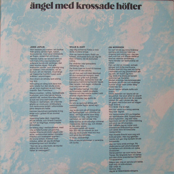 Curt Jalmo ~ Ängel Med Krossade Höfter (Vinyl) - Djungel & Jazz