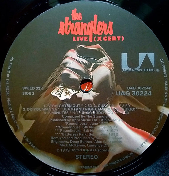 The Stranglers ~ Live (X Cert) (Vinyl) - Djungel & Jazz