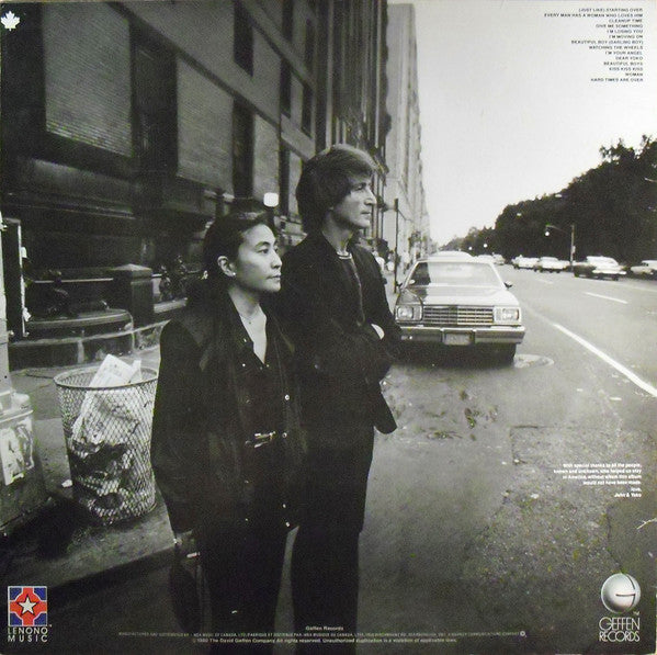 John Lennon & Yoko Ono : Double Fantasy (LP, Album)