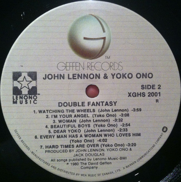 John Lennon & Yoko Ono : Double Fantasy (LP, Album)