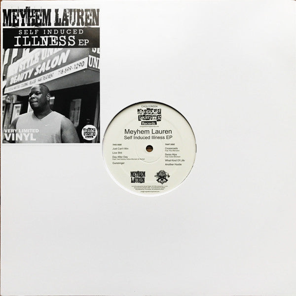 Meyhem Lauren : Self Induced Illness EP (12", EP, Ltd)
