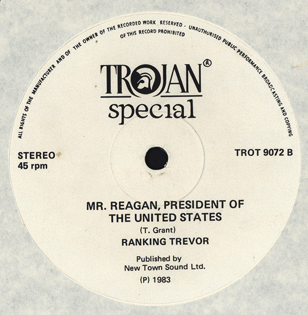 Ranking Trevor : The Iron Lady (Maggie May) (12", Single)
