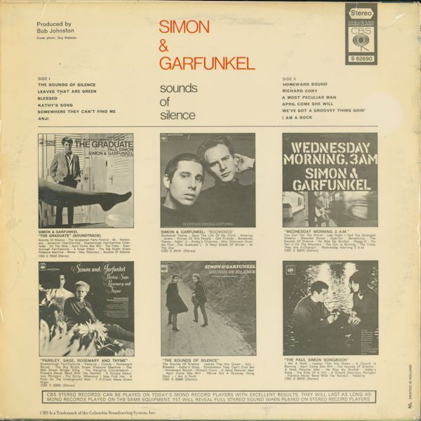Simon & Garfunkel ~ Sounds Of Silence (Vinyl) - Djungel & Jazz