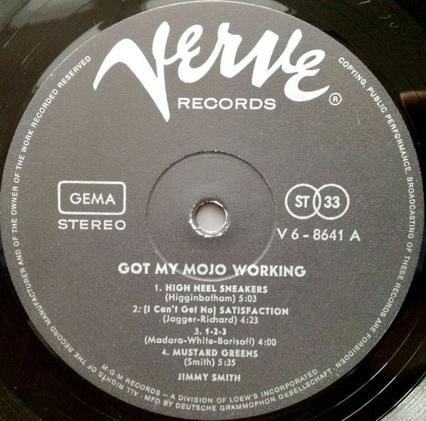Jimmy Smith ~ Got My Mojo Workin' (Vinyl) - Djungel & Jazz