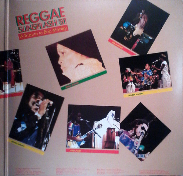 Various : Reggae Sunsplash '81 (A Tribute To Bob Marley) (2xLP, Album, Gat)